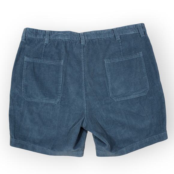 BOAST USA Mens 40 Patch Pocket Corduroy Short Blue NWT 7" - Picture 6 of 8